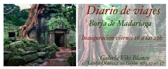 Exposición «Cuaderno de Viajes»; Galería Viki Blanco en Gijón.